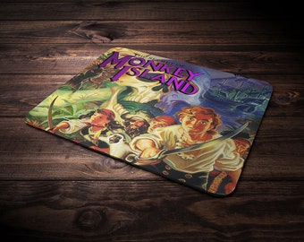 Commodore Atari PC Mauspad Monkey Island Retro Geschenk