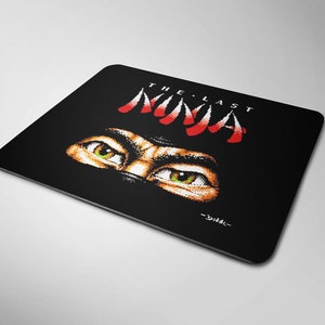 Mouse pad mat Last Ninja c64 ZX Spectrum AtariST  Retro Gift