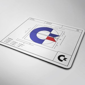 Mouse pad mat Commodore color c64 Amiga  Retro Gift
