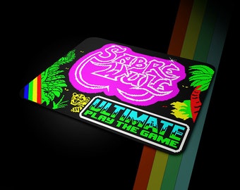 Saber Wulf Retro Maus Mat, ZX Spectrum C64 Retro Geschenk