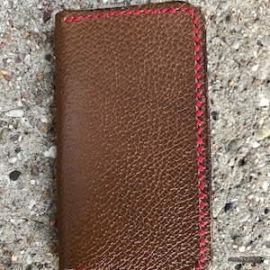 Porte-carte de visite en cuir