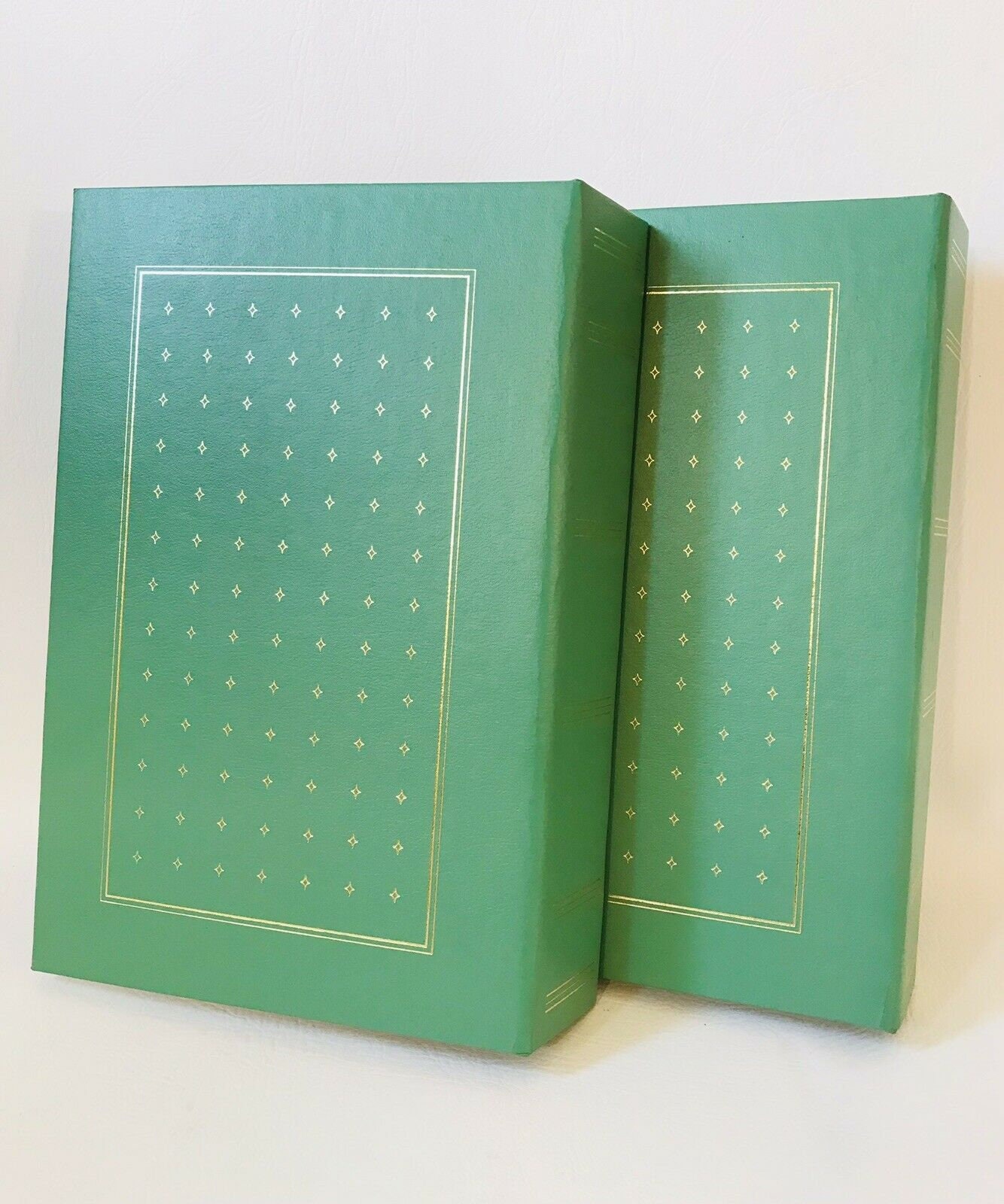 Vintage Set Of 2 Holson Mint Green Photo Albums Each Hold 300 Etsy