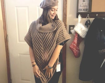 Crocheted Classy Poncho
