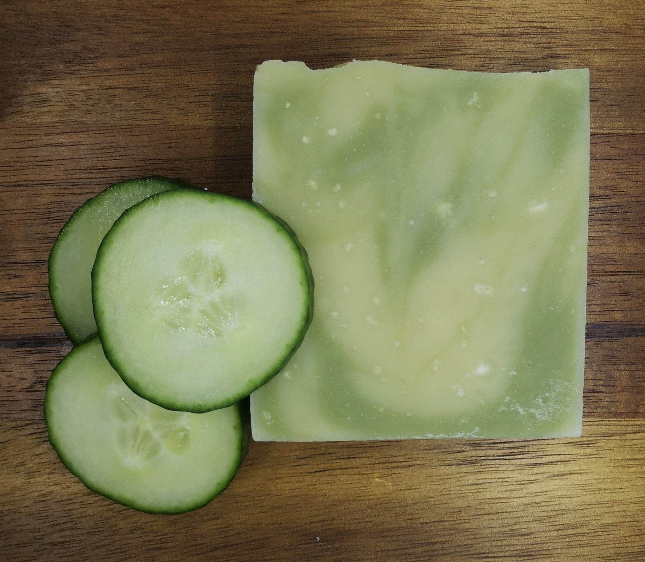 Fresh Cucumber Handmade SAF Soap Etsy UK