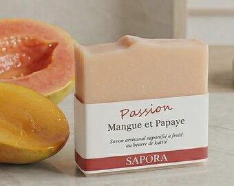 Mango & Papaya – Exotic handcrafted soap, fruity and vitamin-rich sweetness