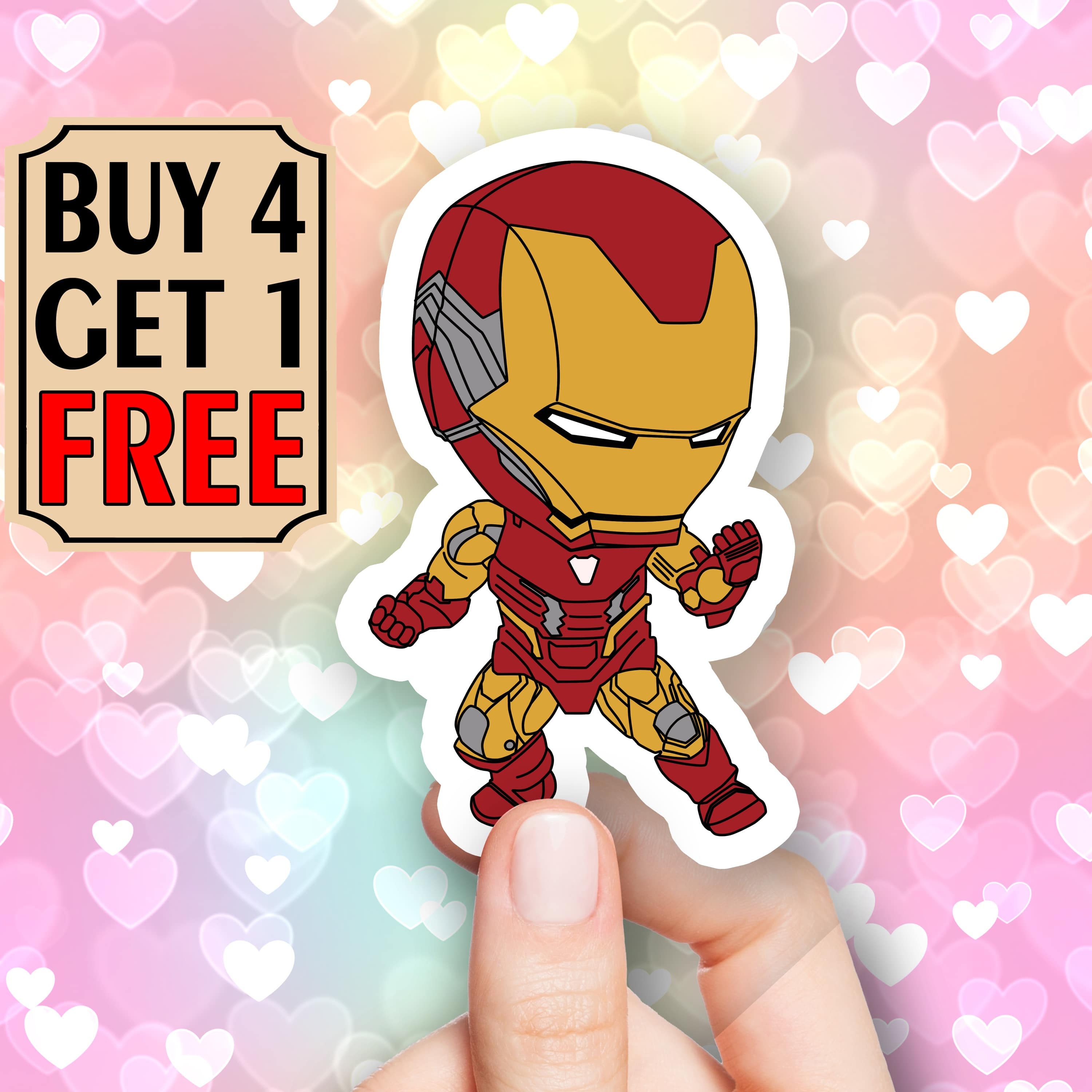 Ironman Superhero Sticker Avengers Cool Stickers Laptop Etsy