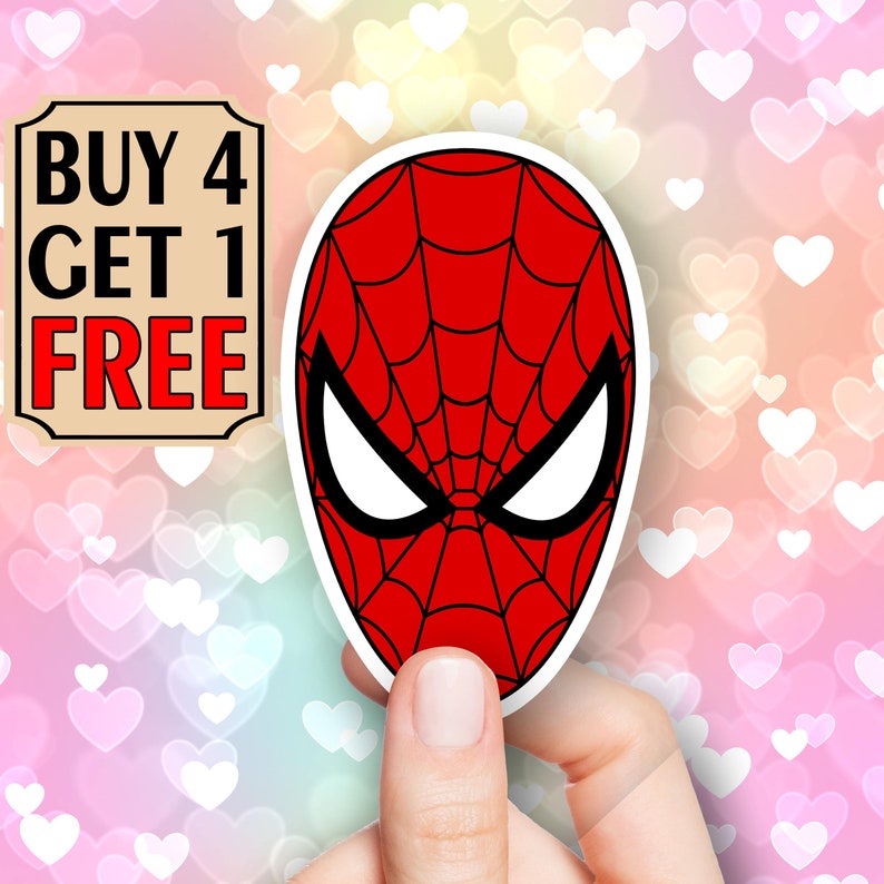 Spiderman Cool Sticker Avengers Superhero Stickers Laptop Etsy