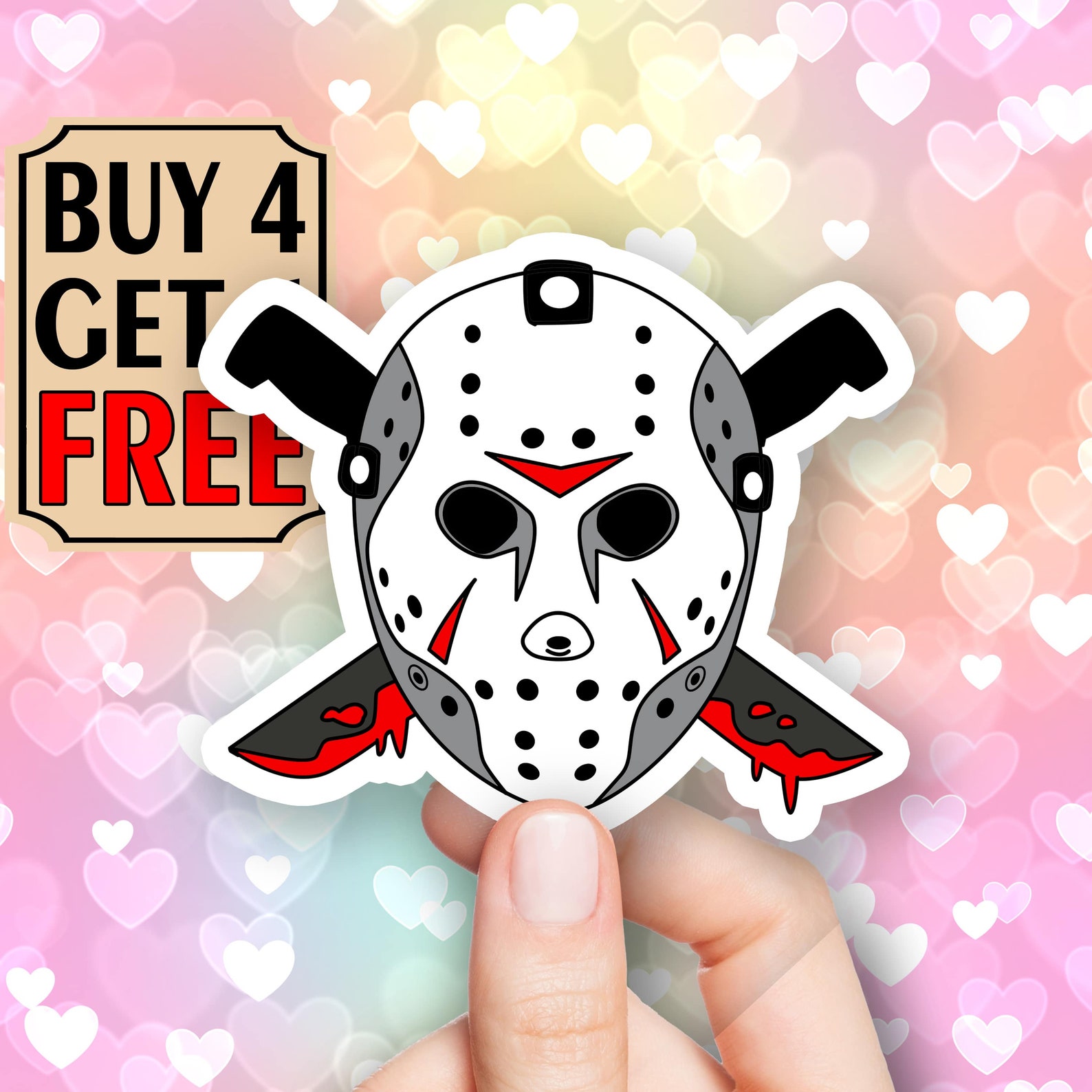 Horror Movie Sticker Scary Collectible Stickers Laptop Etsy