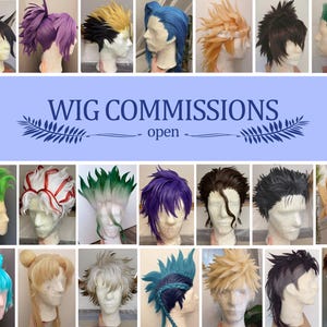 Wig Cosplay commission hair styling costume