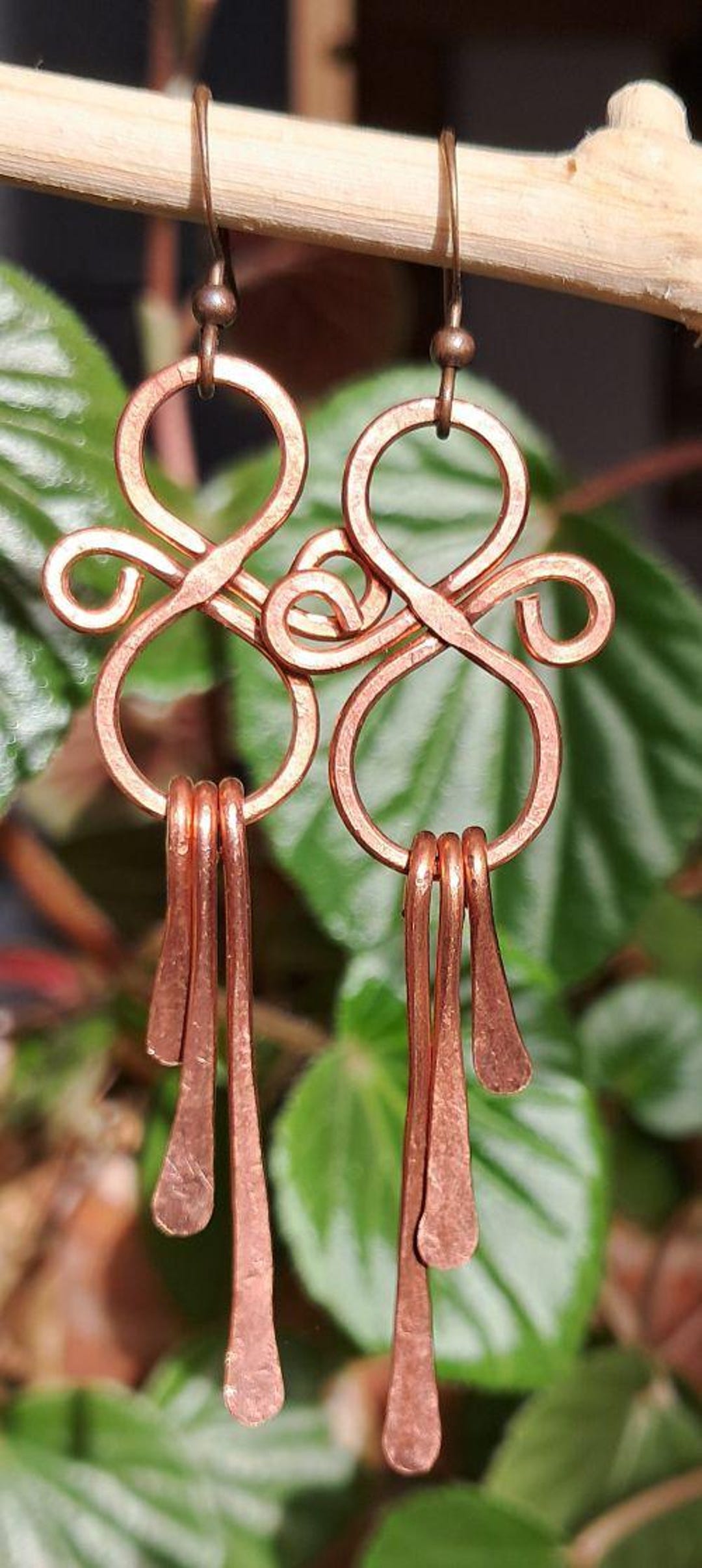 Handmade Copper Earrings - Etsy