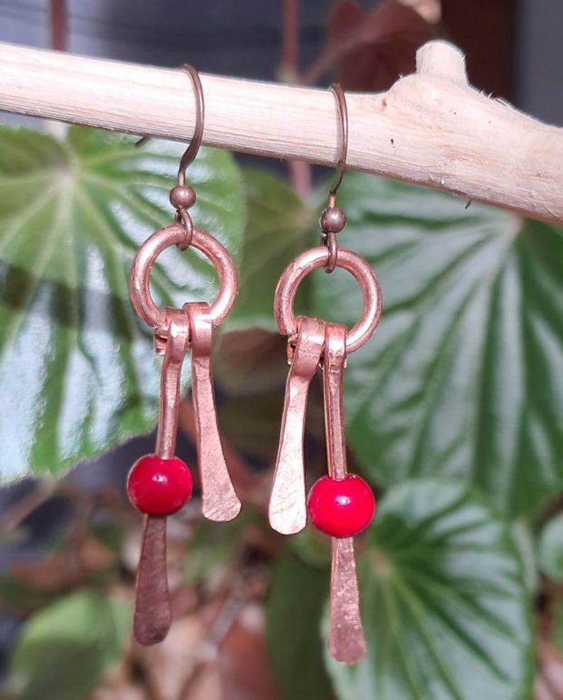 Handmade Copper Earrings - Etsy