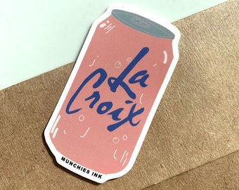 La Croix Sticker Cute Drinks Stickers Water Bottle Sticker Waterproof Sticker Kawaii Sticker