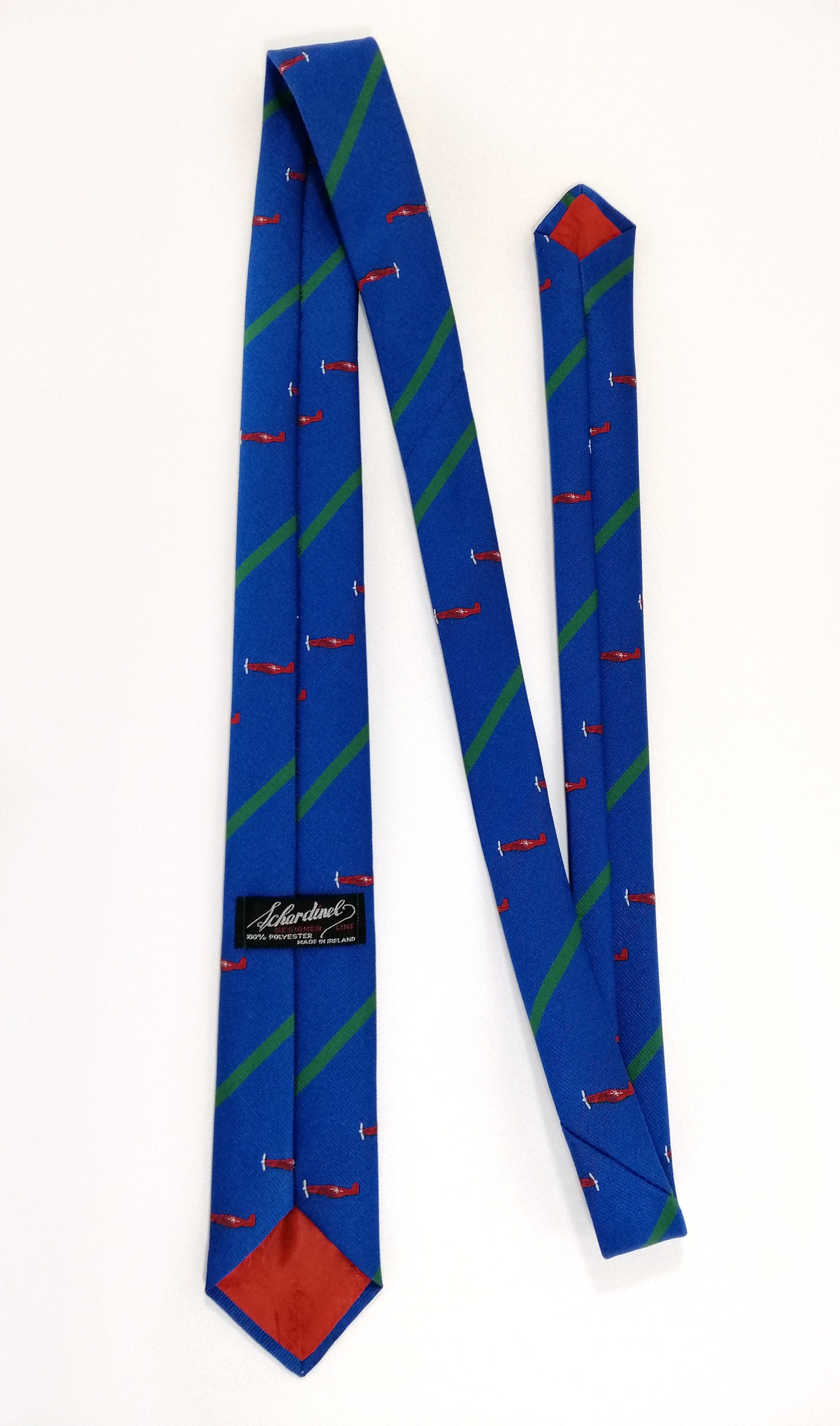 Skinny Blue Aviation Tie Gift for Pilot Airman Necktie | Etsy