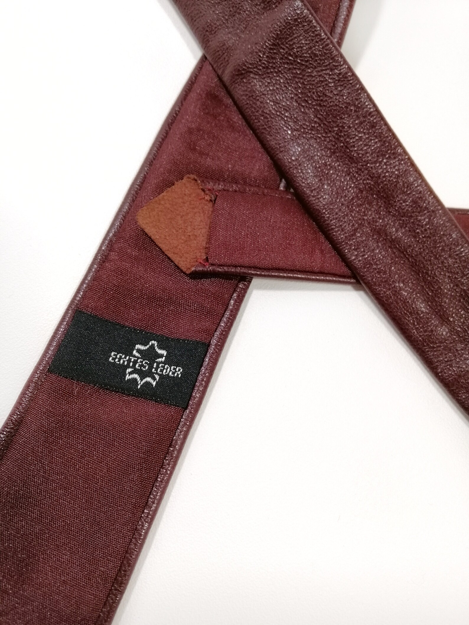 Skinny Leather Ties 3rd Anniversary Gift for Men Mens Etsy