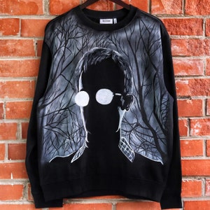 Hand Painted Cotton Hoodie, Hand Painted Custom Hoodie, Unisex Hoodie, Hand  Sin City Hoodie, Custom Hoodie,Art Hoodie