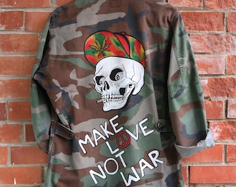 ジャケット・アウター ameri vintage GRAFFITI MILITARY JACKET ameri vintage GRAFFITI MILITARY JACKET - メルカリ