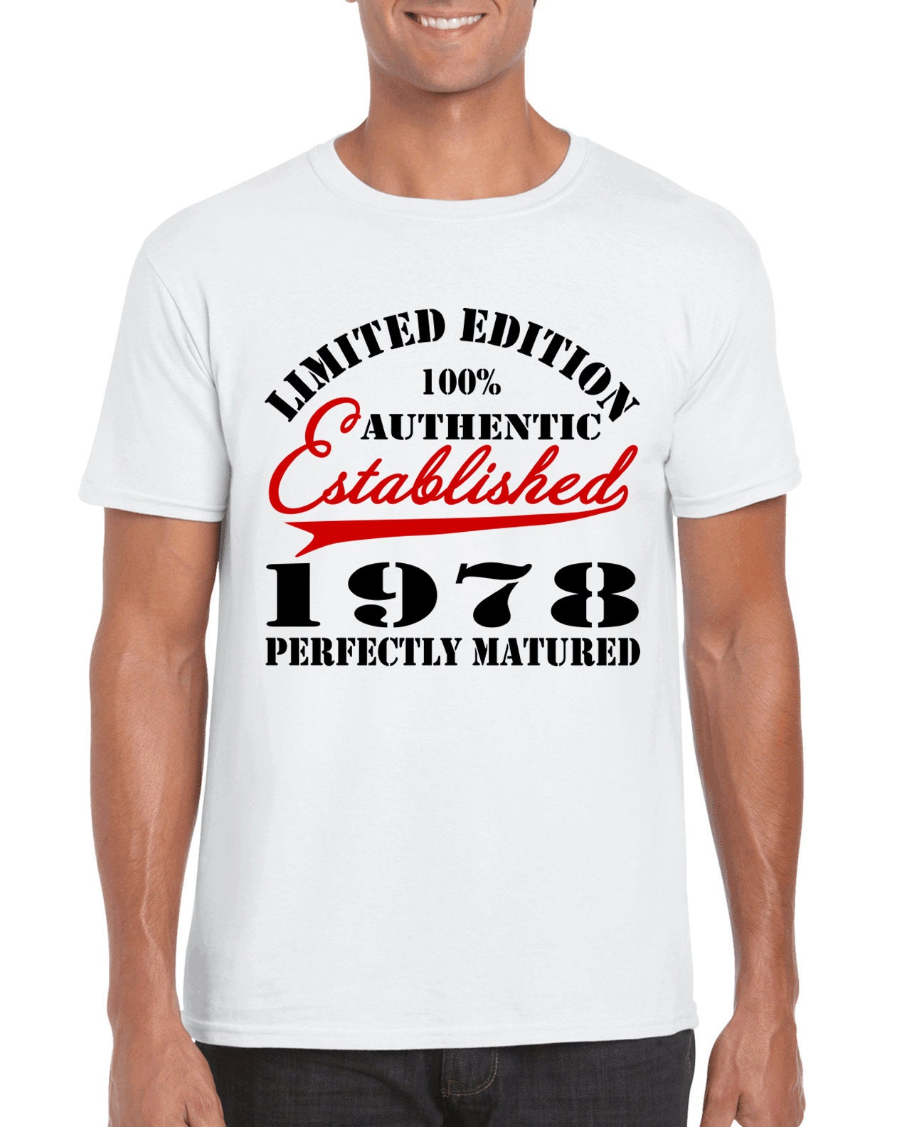 43rd Birthday T Shirt Gift for him and her Established in | Etsy