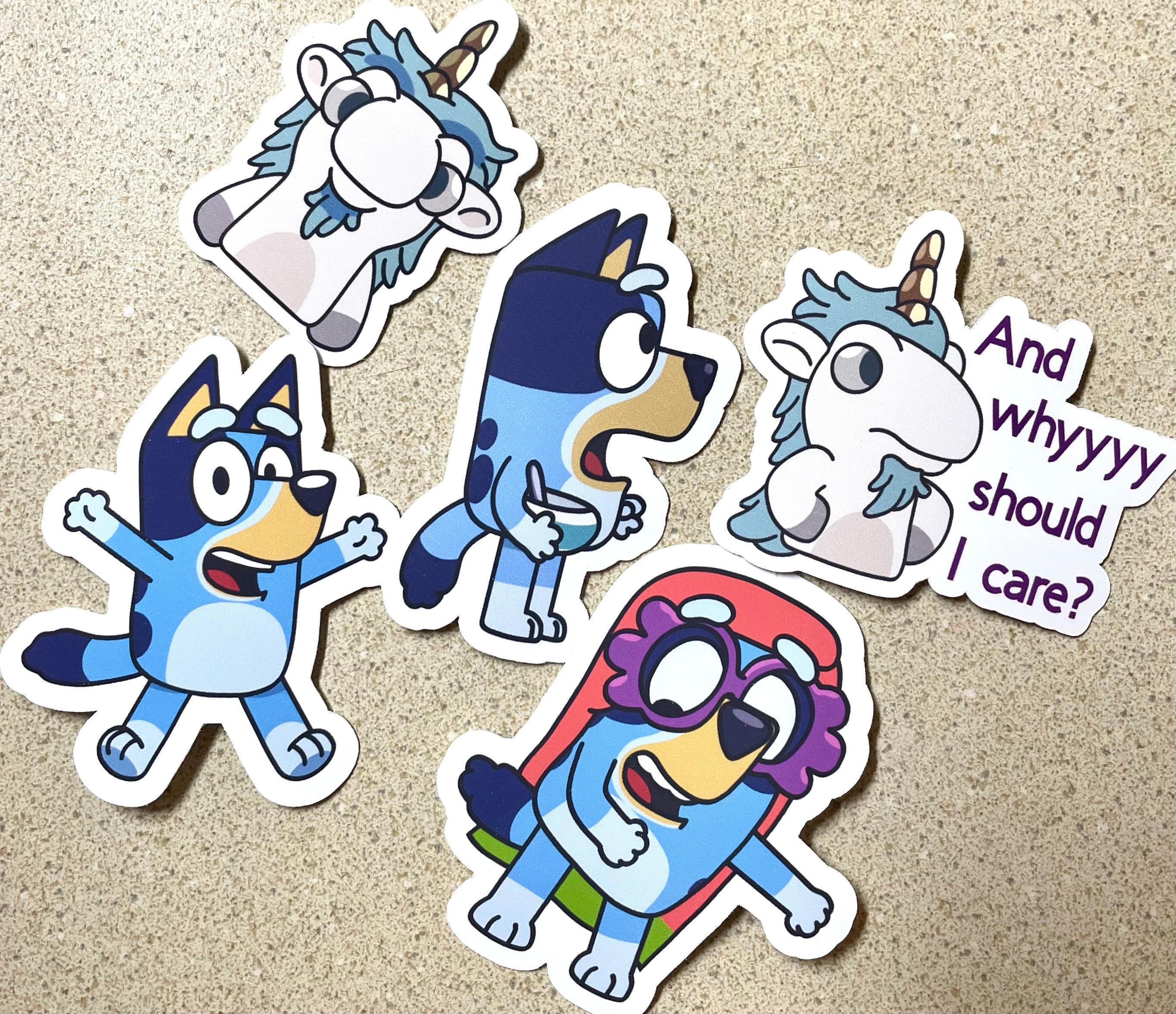 Bluey Stickers - Etsy