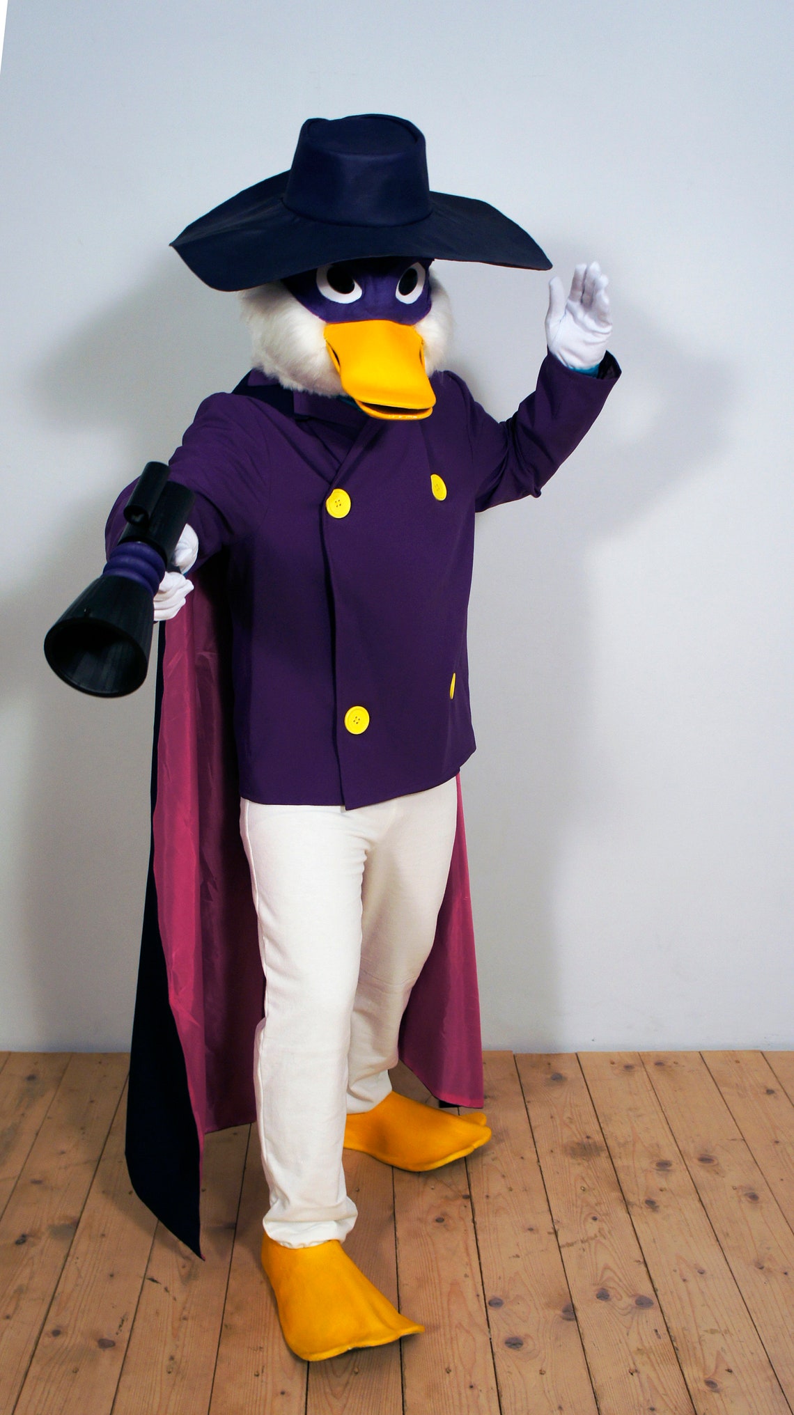 Darkwing Duck Cosplay Costume Custom Made 2 step payment plan Etsy