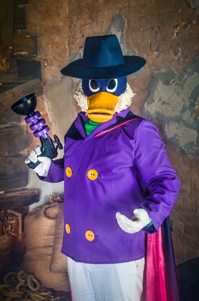 Darkwing Duck Cosplay Costume Custom Made 2 step payment plan Etsy