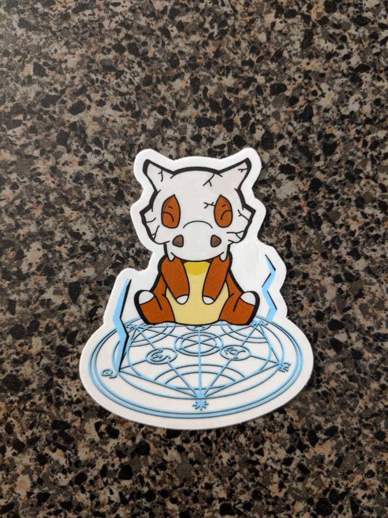 Cubone X Full Metal Alchemist sticker