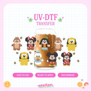 UV #186 | UVDTF Cup Wrap | 16oz Cup Wrap | Ready To Apply | Printed In House | High Quality | Easy To Apply |  Cup Transfer | UVDTF