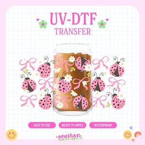 UV #104 | UVDTF Cup Wrap | 16oz Cup Wrap | Ready To Apply | Printed In House | High Quality | Easy To Apply |  Cup Transfer | UVDTF