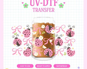 UV #104 | UVDTF Cup Wrap | 16oz Cup Wrap | Ready To Apply | Printed In House | High Quality | Easy To Apply |  Cup Transfer | UVDTF