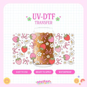 UV #161 | UVDTF Cup Wrap | 16oz Cup Wrap | Ready To Apply | Printed In House | High Quality | Easy To Apply |  Cup Transfer | UVDTF