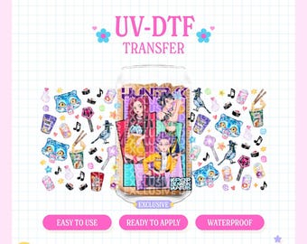 UVDTF Cup Wrap | UV #219 | 16oz Cup Wrap | Ready To Apply | Printed In House | High Quality | Easy To Apply |  Cup Transfer | UVDTF
