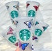 Butterfly Starbucks Cup, Custom Butterfly Cup, Starbucks Tumbler, Reusable Starbucks Cup, Personalized Christmas Gift, Personalized Gift 