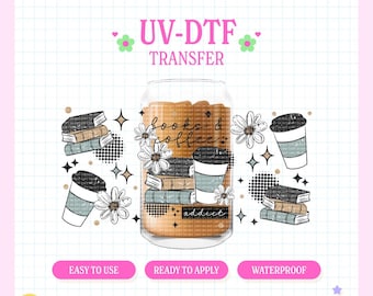 UVDTF Cup Wrap | UV #236 | 16oz Cup Wrap | Ready To Apply | Printed In House | High Quality | Easy To Apply |  Cup Transfer | UVDTF