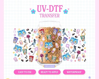 UVDTF Cup Wrap | UV #217 | 16oz Cup Wrap | Ready To Apply | Printed In House | High Quality | Easy To Apply |  Cup Transfer | UVDTF