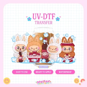 UV #198 | UVDTF Cup Wrap | 16oz Cup Wrap | Ready To Apply | Printed In House | High Quality | Easy To Apply |  Cup Transfer | UVDTF