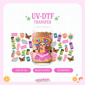 UV #141 | UVDTF Cup Wrap | 16oz Cup Wrap | Ready To Apply | Printed In House | High Quality | Easy To Apply |  Cup Transfer | UVDTF