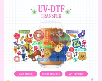 UVDTF Cup Wrap | UV #233 | 16oz Cup Wrap | Ready To Apply | Printed In House | High Quality | Easy To Apply |  Cup Transfer | UVDTF