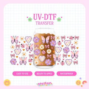 UV #137 | UVDTF Cup Wrap | 16oz Cup Wrap | Ready To Apply | Printed In House | High Quality | Easy To Apply |  Cup Transfer | UVDTF