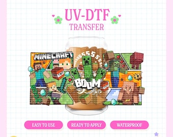 UVDTF Cup Wrap | UV #241 | 16oz Cup Wrap | Ready To Apply | Printed In House | High Quality | Easy To Apply |  Cup Transfer | UVDTF