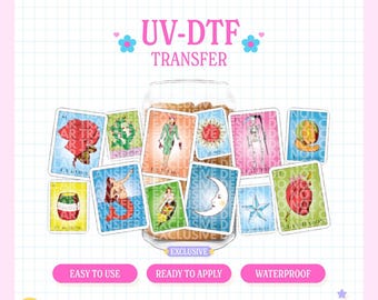 UVDTF Cup Wrap | UV #220 | 16oz Cup Wrap | Ready To Apply | Printed In House | High Quality | Easy To Apply |  Cup Transfer | UVDTF