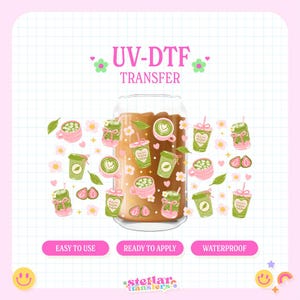 UV #209 | UVDTF Cup Wrap | 16oz Cup Wrap | Ready To Apply | Printed In House | High Quality | Easy To Apply |  Cup Transfer | UVDTF