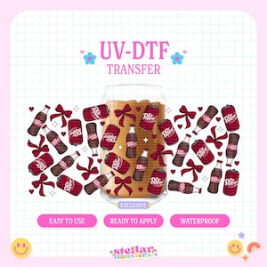 UV #170 | UVDTF Cup Wrap | 16oz Cup Wrap | Ready To Apply | Printed In House | High Quality | Easy To Apply |  Cup Transfer | UVDTF