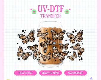 UVDTF Cup Wrap | UV #235 | 16oz Cup Wrap | Ready To Apply | Printed In House | High Quality | Easy To Apply |  Cup Transfer | UVDTF