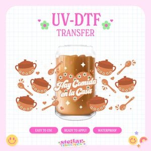 UV #108 | UVDTF Cup Wrap | 16oz Cup Wrap | Ready To Apply | Printed In House | High Quality | Easy To Apply |  Cup Transfer | UVDTF