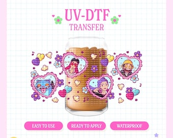 UVDTF Cup Wrap | UV #238 | 16oz Cup Wrap | Ready To Apply | Printed In House | High Quality | Easy To Apply |  Cup Transfer | UVDTF