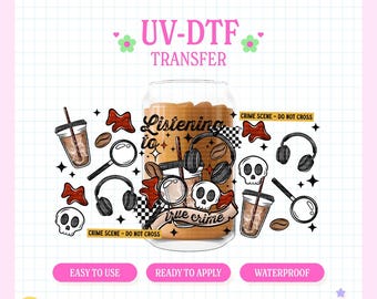 UV #213 | UVDTF Cup Wrap | 16oz Cup Wrap | Ready To Apply | Printed In House | High Quality | Easy To Apply |  Cup Transfer | UVDTF