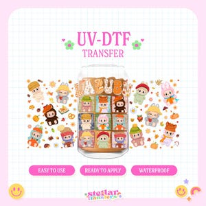 UV #202 | UVDTF Cup Wrap | 16oz Cup Wrap | Ready To Apply | Printed In House | High Quality | Easy To Apply |  Cup Transfer | UVDTF