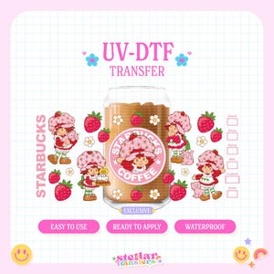UV #158 | UVDTF Cup Wrap | 16oz Cup Wrap | Ready To Apply | Printed In House | High Quality | Easy To Apply |  Cup Transfer | UVDTF