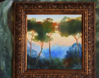 At the Close of Day Original Artwork