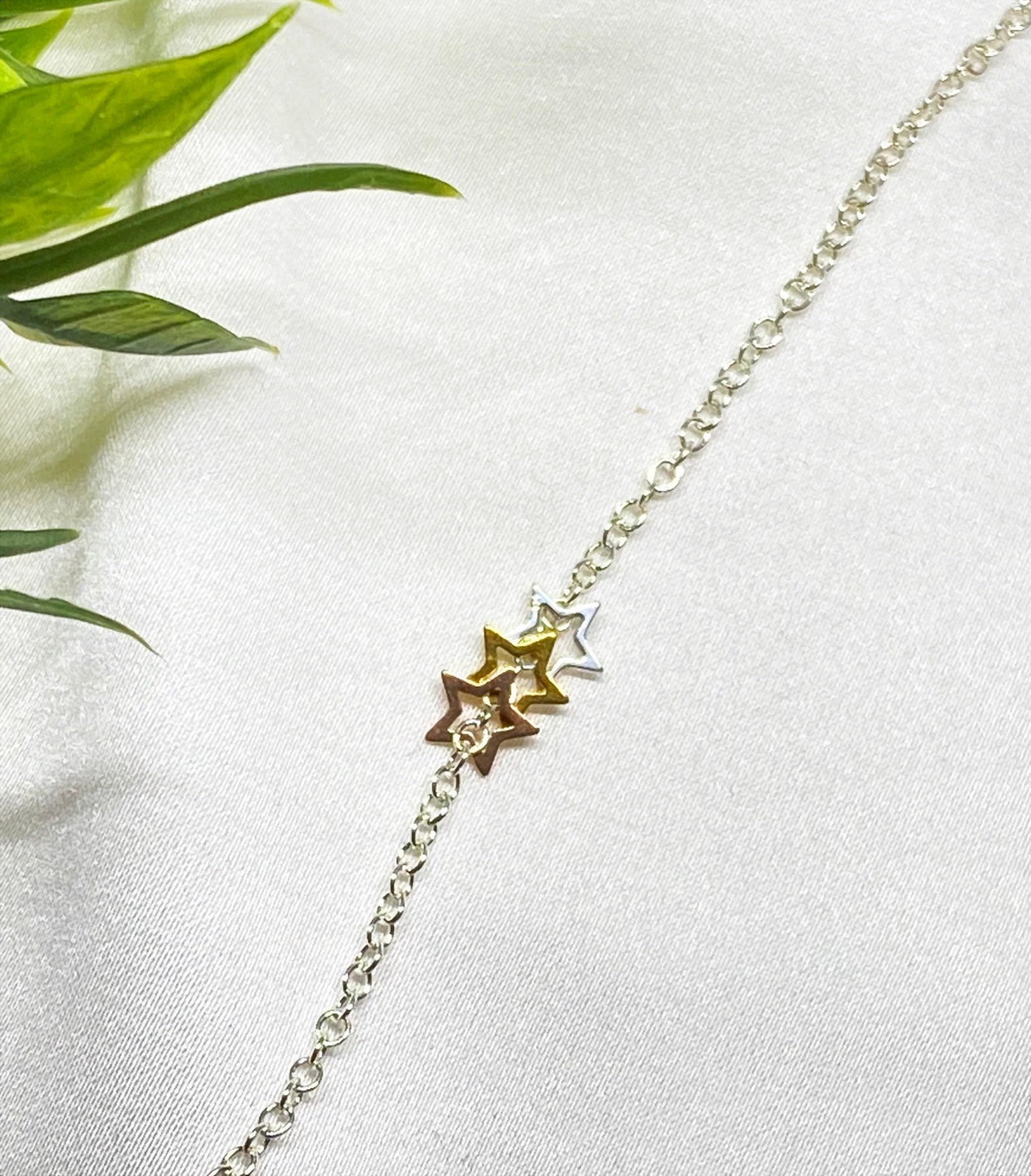 Star bracelet sterling silver Clearance