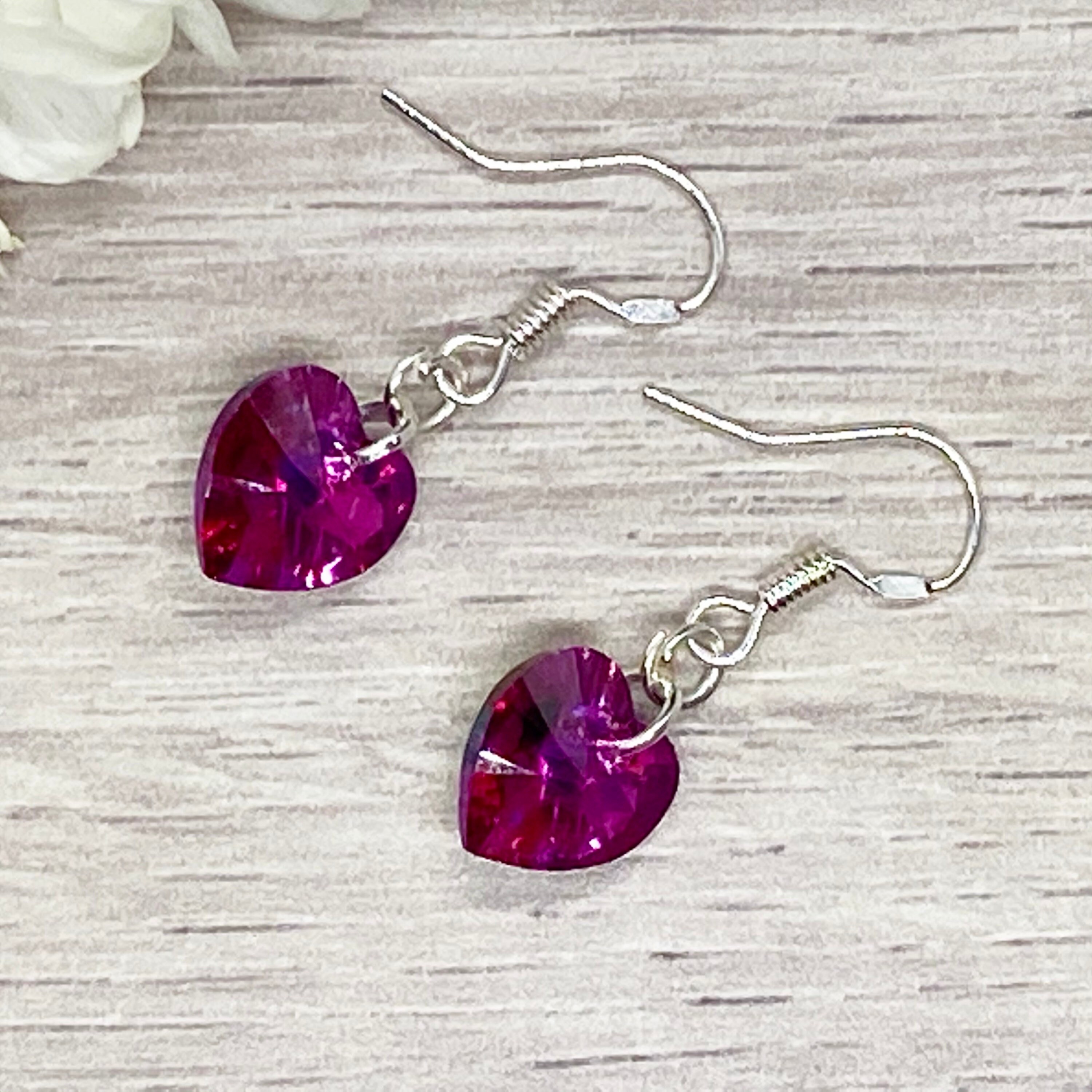 swarovski rings heart shaped